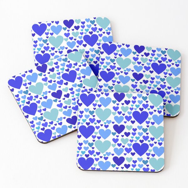 Item preview, Lots of Blue Hearts designed and sold by alexisrg.
