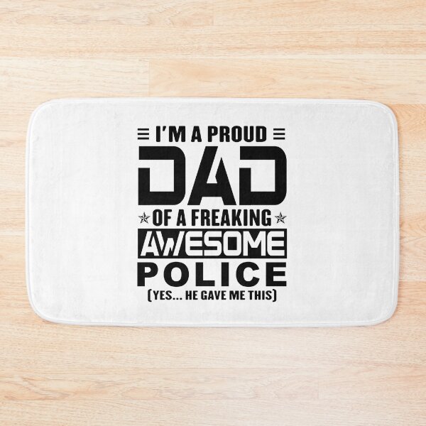 Item preview, I’m A Proud Dad Of A Freaking Awesome police, Funny Dad Shirt, Dad Of police Shirt, Dad Gifts, Christmas Gifts For Dad designed and sold by xlnv.
