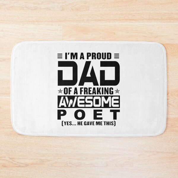 Item preview, I’m A Proud Dad Of A Freaking Awesome poet, Funny Dad Shirt, Dad Of poet Shirt, Dad Gifts, Christmas Gifts For Dad designed and sold by xlnv.