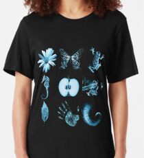 All nine glyphs of Fringe Slim Fit T-Shirt