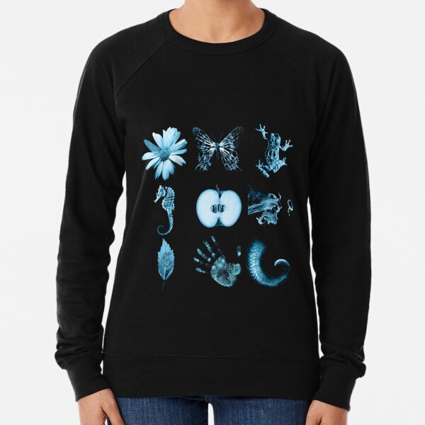 All nine glyphs of Fringe Lightweight Sweatshirt