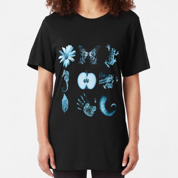 All nine glyphs of Fringe Slim Fit T-Shirt