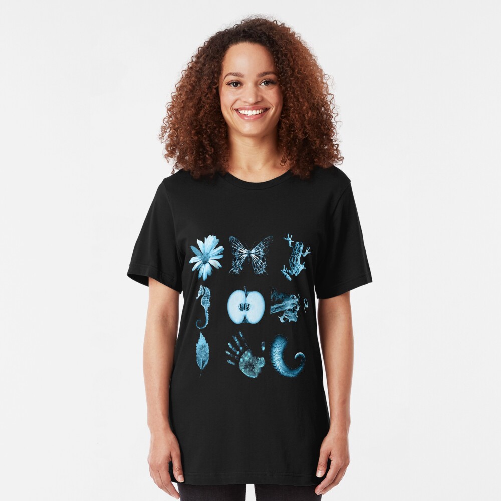 All nine glyphs of Fringe Slim Fit T-Shirt