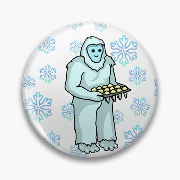 Item preview, Cute Yetis With Snowcones Pattern, Snowflake Background designed and sold by auristela.