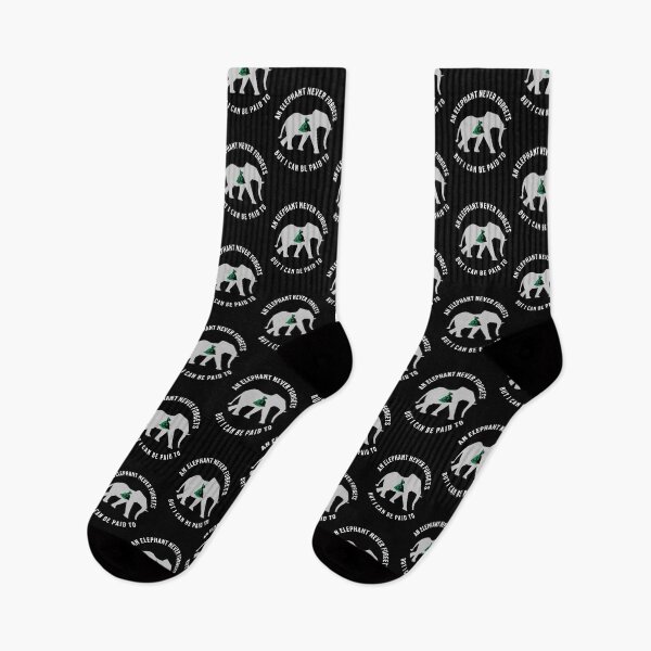 Item preview, An Elephant Never Forgets, Elephant Lover designed and sold by SportyDogShop.