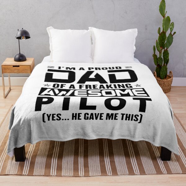 Item preview, I’m A Proud Dad Of A Freaking Awesome pilot, Funny Dad Shirt, Dad Of pilot Shirt, Dad Gifts, Christmas Gifts For Dad designed and sold by xlnv.