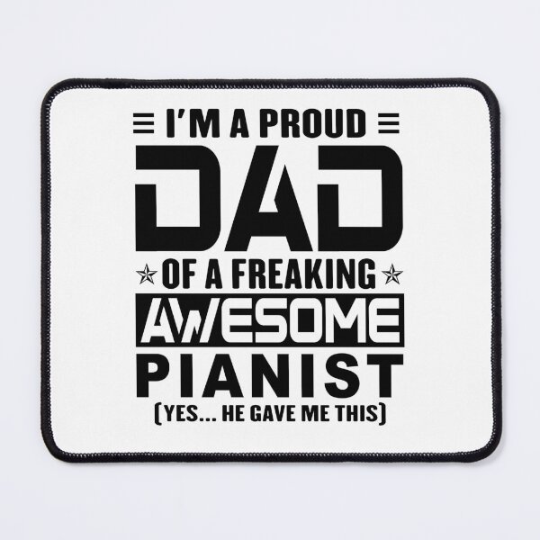 Item preview, I’m A Proud Dad Of A Freaking Awesome pianist, Funny Dad Shirt, Dad Of pianist Shirt, Dad Gifts, Christmas Gifts For Dad designed and sold by xlnv.