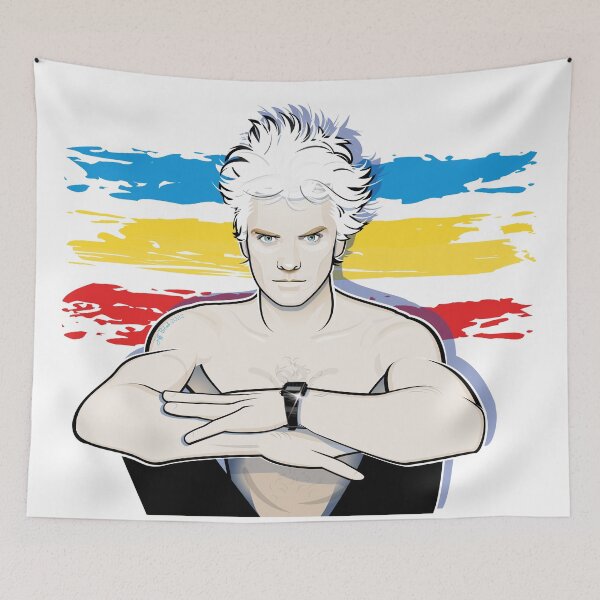 Item preview, Sting, Retro Portrait designed and sold by Cre80s.