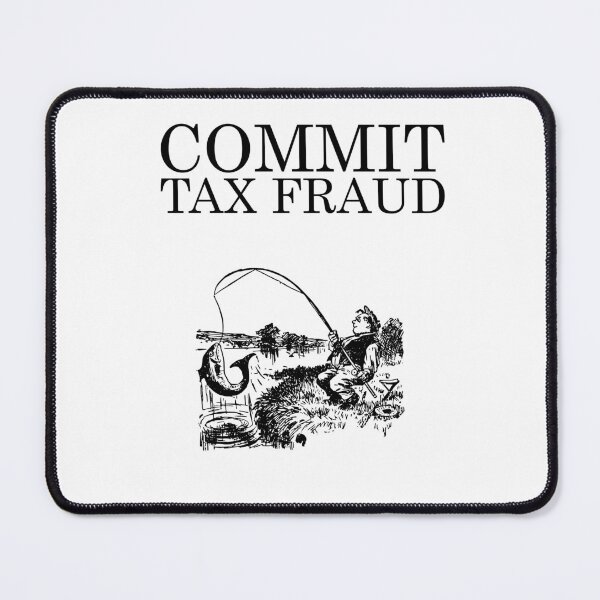 Item preview, Commit Tax Fraud Vintage Fisherman Look designed and sold by SomeDesignThing.