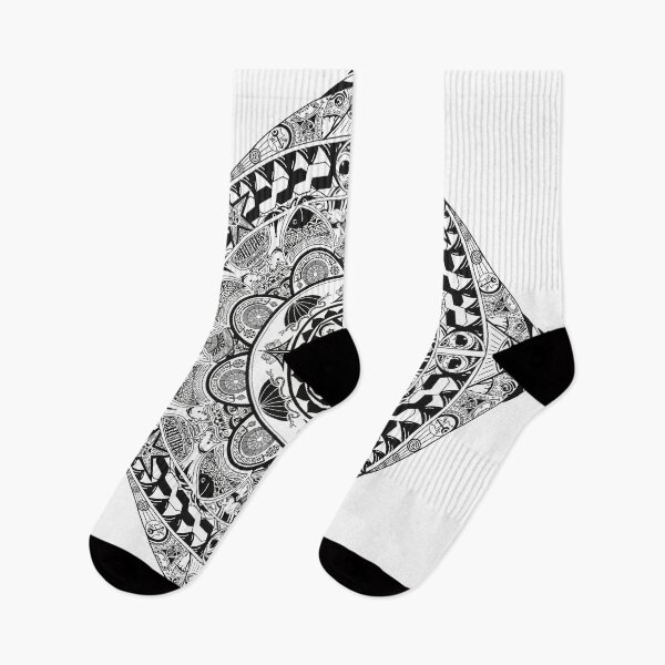 Item preview, Black and white mandala designed and sold by DomaDoma.
