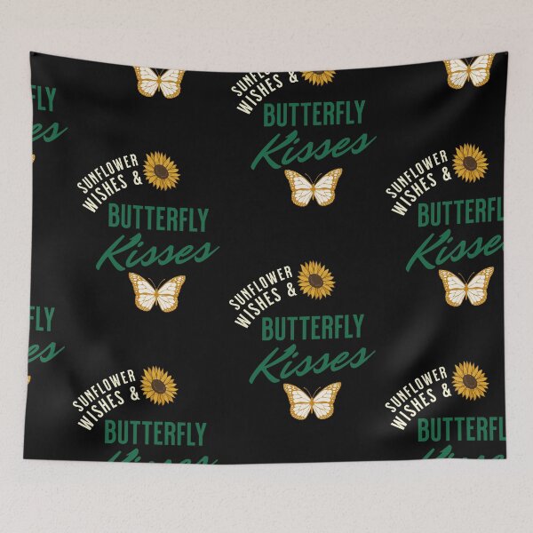 Item preview, Sunflower Wishes And Butterfly Kisses, Sunflower Butterfly Dreams designed and sold by SportyDogShop.