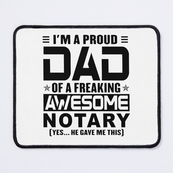Item preview, I’m A Proud Dad Of A Freaking Awesome notary, Funny Dad Shirt, Dad Of notary Shirt, Dad Gifts, Christmas Gifts For Dad designed and sold by xlnv.