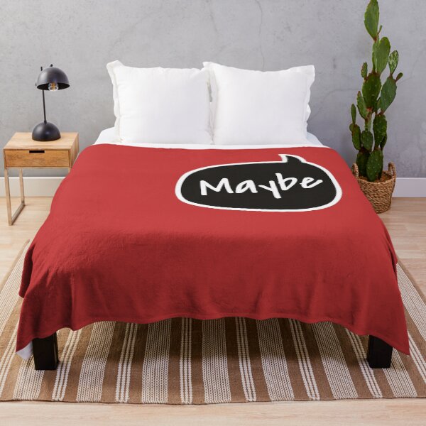 Item preview, Maybe - speech bubble designed and sold by knappidesign.