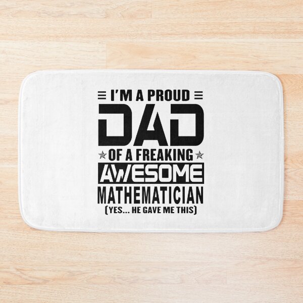 Item preview, I’m A Proud Dad Of A Freaking Awesome mathematician, Funny Dad Shirt, Dad Of mathematician Shirt, Dad Gifts, Christmas Gifts For Dad designed and sold by xlnv.