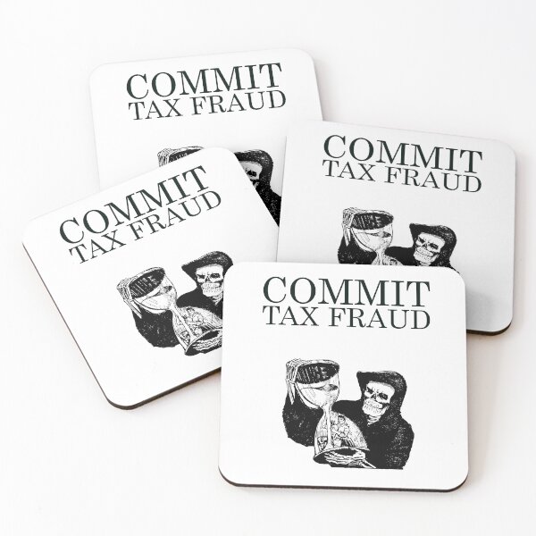 Item preview, Commit Tax Fraud Meme | Vintage Skeleton Look designed and sold by SomeDesignThing.