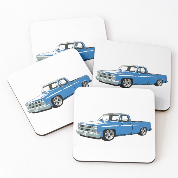 Item preview, Light Blue 80s Lowered C Truck designed and sold by CoolRide.