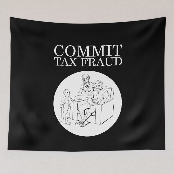Item preview, Commit Tax Fraud Meme | Vintage Wholesome Family Look designed and sold by SomeDesignThing.