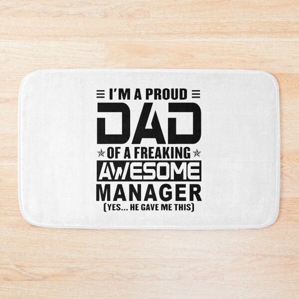 Item preview, I’m A Proud Dad Of A Freaking Awesome manager, Funny Dad Shirt, Dad Of manager Shirt, Dad Gifts, Christmas Gifts For Dad designed and sold by xlnv.