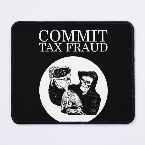 Item preview, Commit Tax Fraud Meme | Vintage Hooded Skeleton designed and sold by SomeDesignThing.