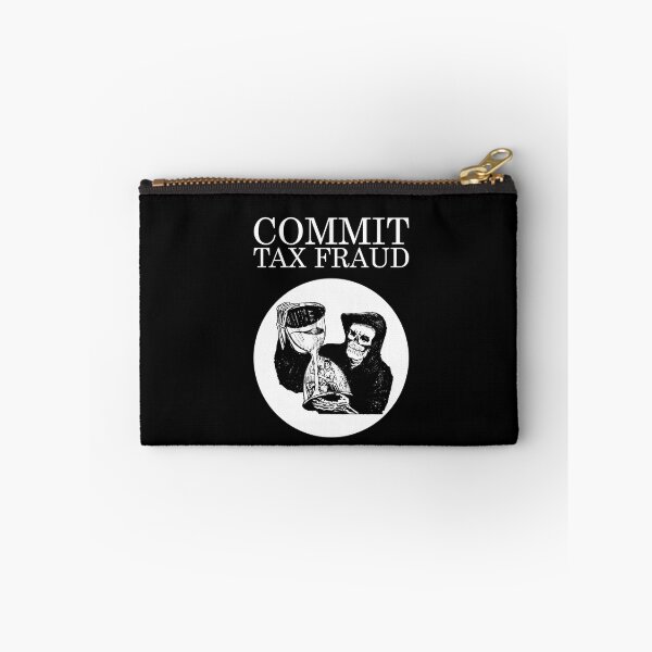Item preview, Commit Tax Fraud Meme | Vintage Hooded Skeleton designed and sold by SomeDesignThing.