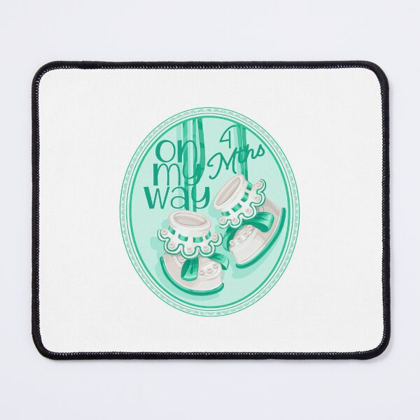 Item preview, “On My Way - 4 Mths” Baby Green (Incl. Maternity & Baby Wear) designed and sold by PawsitiveMum.