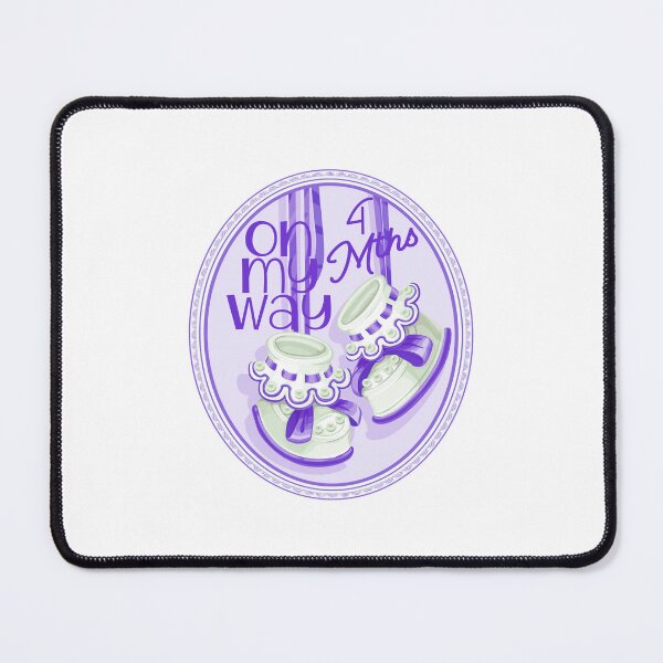 Item preview, “On My Way - 4 Mths” Purple (Incl. Maternity & Baby Wear) designed and sold by PawsitiveMum.