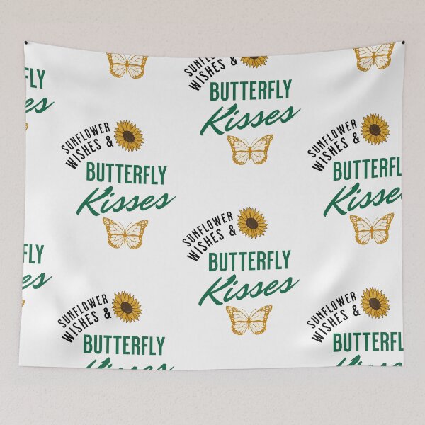 Item preview, Sunflower Wishes And Butterfly Kisses, Sunflower Butterfly Dreams designed and sold by SportyDogShop.