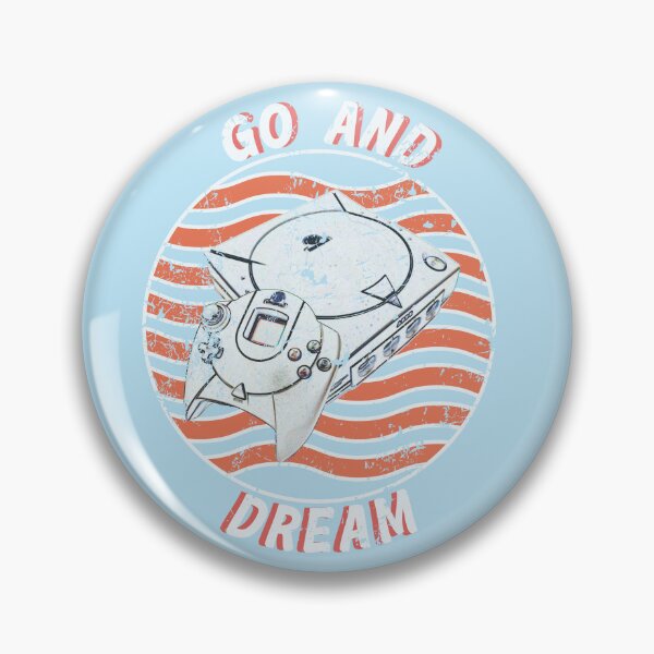 Item preview, go and dream - dreamcast retro distressed designed and sold by nerdy-northern.