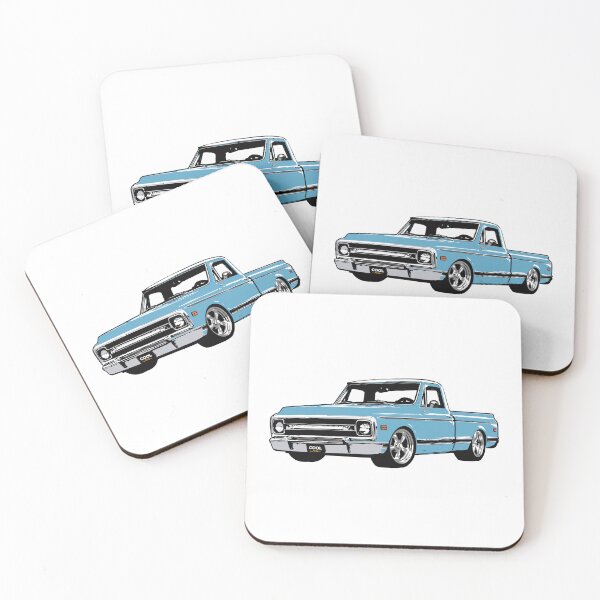 Item preview, Light Blue 60s Lowered C Truck designed and sold by CoolRide.