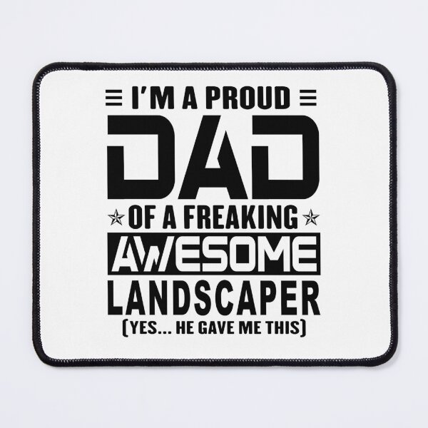 Item preview, I’m A Proud Dad Of A Freaking Awesome landscaper, Funny Dad Shirt, Dad Of landscaper Shirt, Dad Gifts, Christmas Gifts For Dad designed and sold by xlnv.