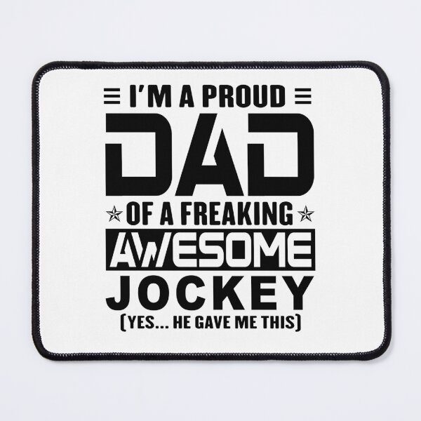 Item preview, I’m A Proud Dad Of A Freaking Awesome jockey, Funny Dad Shirt, Dad Of jockey Shirt, Dad Gifts, Christmas Gifts For Dad designed and sold by xlnv.