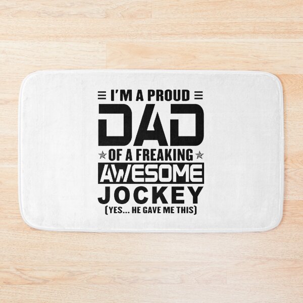 Item preview, I’m A Proud Dad Of A Freaking Awesome jockey, Funny Dad Shirt, Dad Of jockey Shirt, Dad Gifts, Christmas Gifts For Dad designed and sold by xlnv.