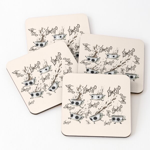 Item preview, Espresso dudes designed and sold by Fhalldraw.