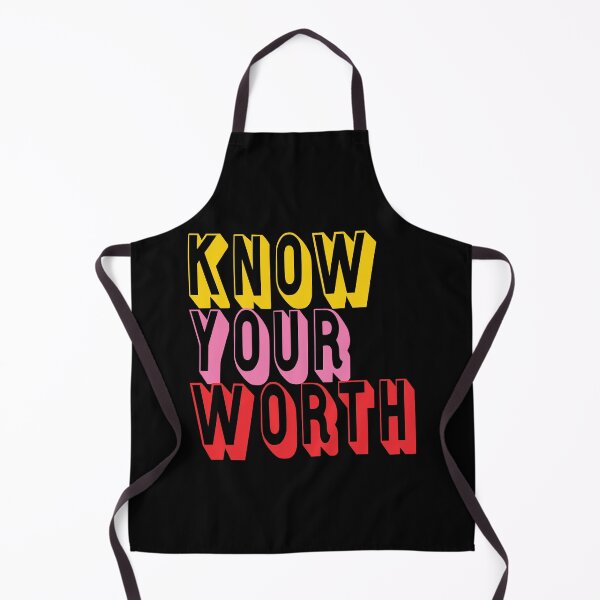 Item preview, Know Your Worth Life Quote designed and sold by bolimj.