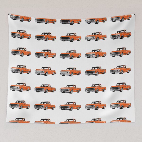 Item preview, Orange 60s Lowered C Truck designed and sold by CoolRide.