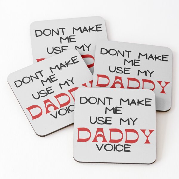 Item preview, Dont Make Me Use My Daddy Voice -  Happy Fathers Day designed and sold by Avani01.