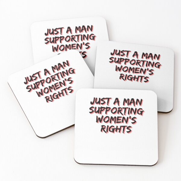 Item preview, Just a man supporting women's rights designed and sold by Zevy-Darling.
