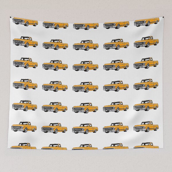 Item preview, Yellow 60s Lowered C Truck designed and sold by CoolRide.