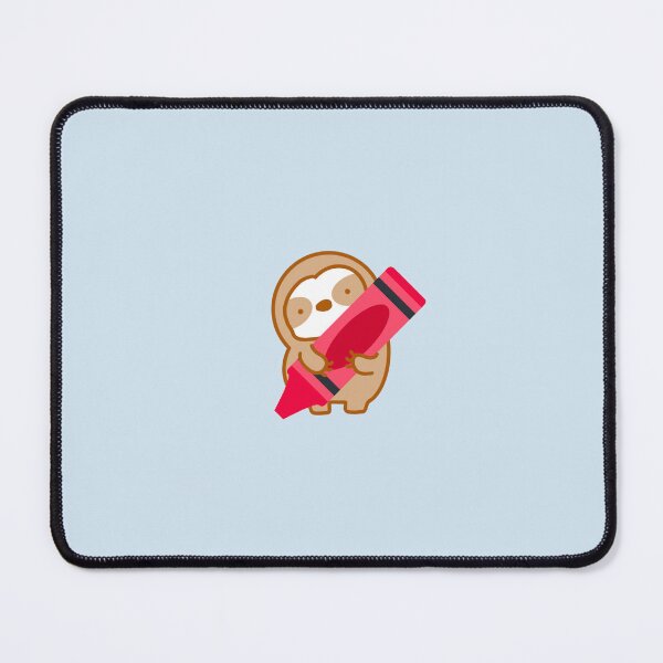 Item preview, Cute Red Crayon Sloth designed and sold by theslothinme.