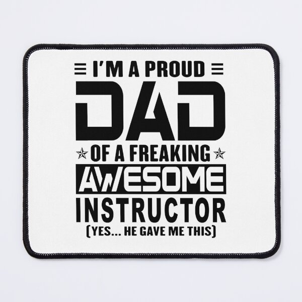 Item preview, I’m A Proud Dad Of A Freaking Awesome instructor, Funny Dad Shirt, Dad Of instructor Shirt, Dad Gifts, Christmas Gifts For Dad designed and sold by xlnv.
