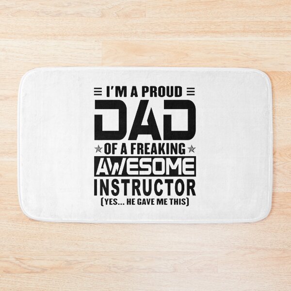 Item preview, I’m A Proud Dad Of A Freaking Awesome instructor, Funny Dad Shirt, Dad Of instructor Shirt, Dad Gifts, Christmas Gifts For Dad designed and sold by xlnv.