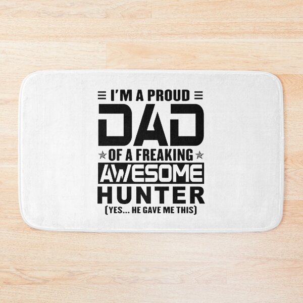 Item preview, I’m A Proud Dad Of A Freaking Awesome hunter, Funny Dad Shirt, Dad Of hunter Shirt, Dad Gifts, Christmas Gifts For Dad designed and sold by xlnv.