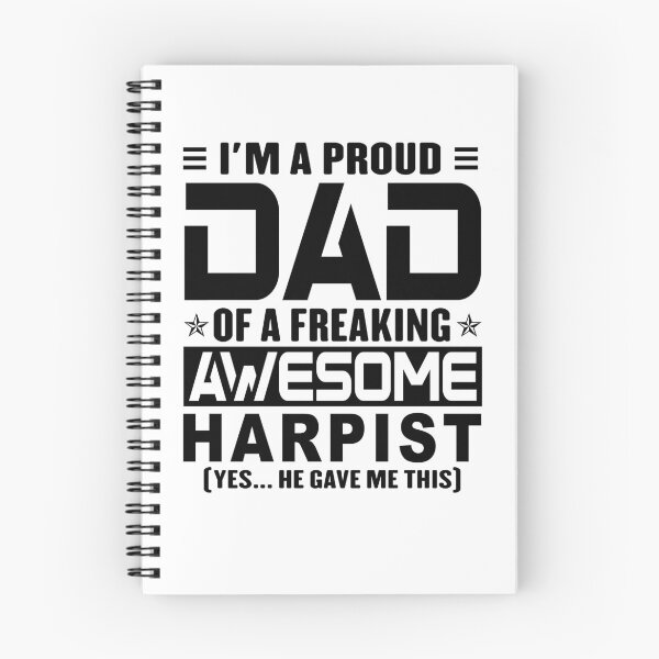 Item preview, I’m A Proud Dad Of A Freaking Awesome harpist, Funny Dad Shirt, Dad Of harpist Shirt, Dad Gifts, Christmas Gifts For Dad designed and sold by xlnv.