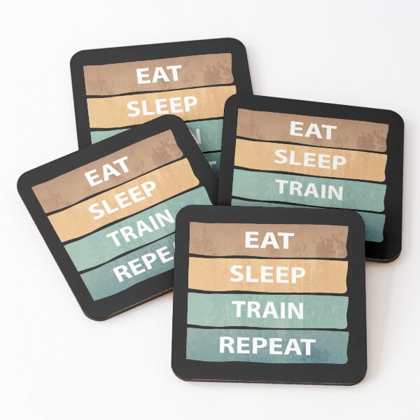 Item preview, EAT. SLEEP. TRAIN. REPEAT. - EAT SLEEP TRAIN REPEAT  designed and sold by MOONINSPIRATION.