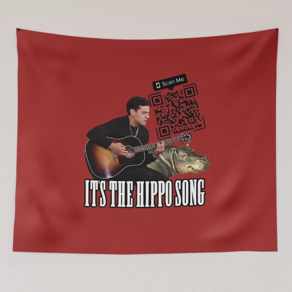 Item preview, Oscar Isaac: It's the hippo song! designed and sold by beagleson.