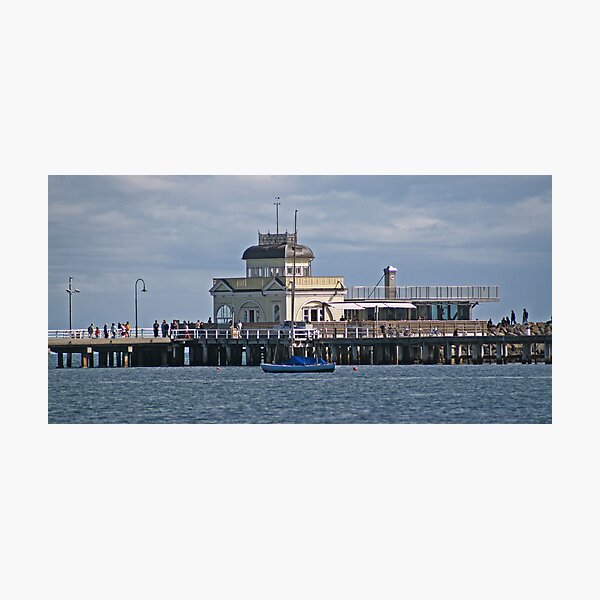 St Kilda Pier Kiosk - Melbourne Photographic Print