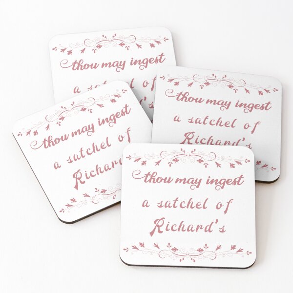 Item preview, Thou may ingest a satchel of Richard’s sticker, laptop stickers, funny stickers,friend gift, sarcastic gift, funny gift designed and sold by cizito.