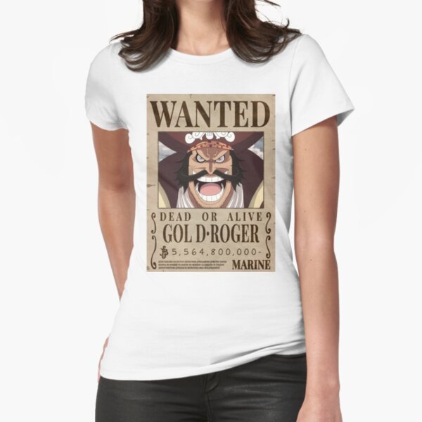 Wanted Guy Gol D Roger One Piece T-Shirt - Torunstyle