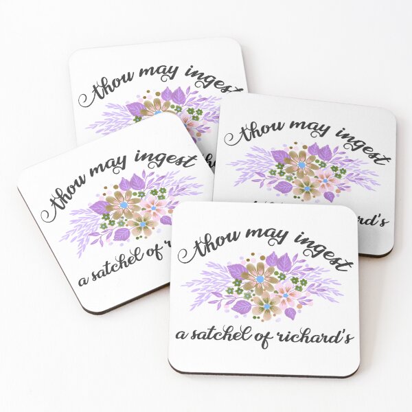 Item preview, Funny thou may ingest a satchel of richards quote  designed and sold by cizito.