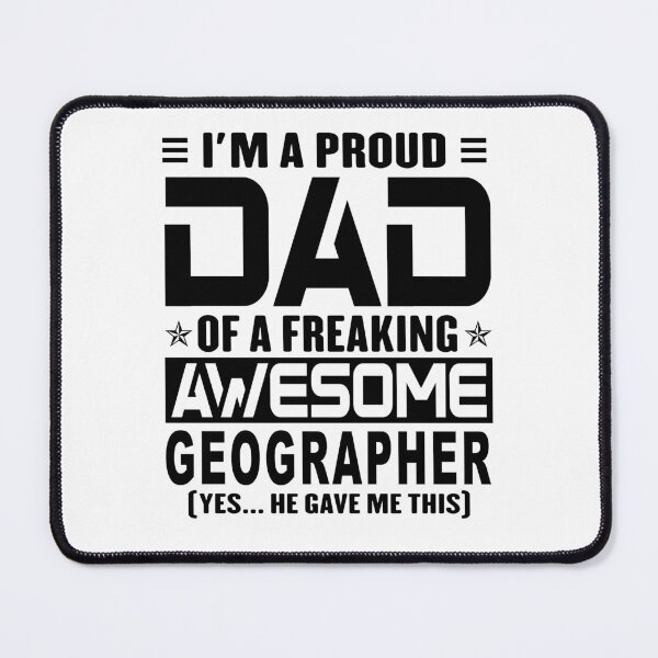 Item preview, I’m A Proud Dad Of A Freaking Awesome geographer, Funny Dad Shirt, Dad Of geographer Shirt, Dad Gifts, Christmas Gifts For Dad designed and sold by xlnv.
